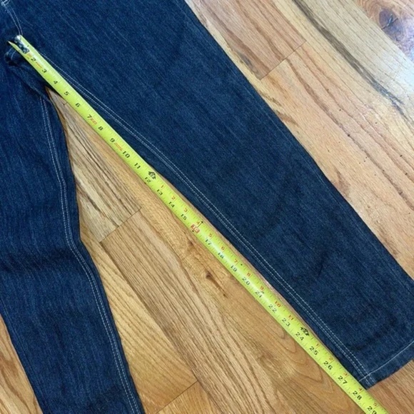 NEW Y2K Dereon Beyonce Studded stretch Denim Cropped Capri Jeans 7 /8 - Picture 12 of 15